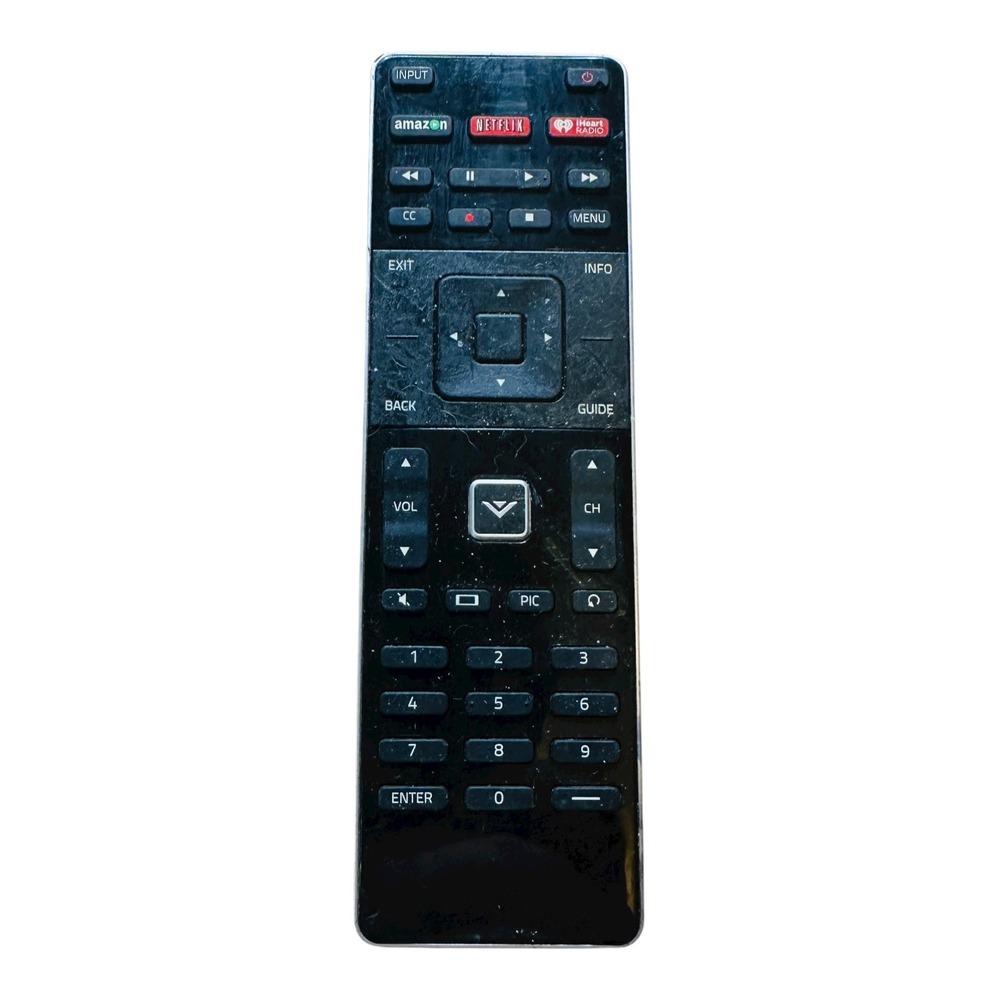 VIZIO XRT500 Smart TV Remote Control Amazon Netflix 2 Sided Keyboard